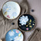 Laura Ashley Giftset 4 Petit Four bordjes - 12 cm Assorti - Gouden rand