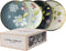 Laura Ashley Giftset 4 Petit Four bordjes - 12 cm Assorti - Gouden rand
