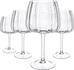 Laura Ashley Glass Collectables Gin tonic glazen set van 4 - Cocktail glazen - Mondgeblazen - Helder - 52 cl.