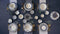 Laura Ashley Tafelkleed - Tafellaken - Kitchen Linen Collectables Blauw Wild Clematis - 140x240cm