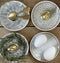 Laura Ashley Wild Clematis Collectables Petit Fours bordjes - Gift set van 4 - 12 cm