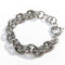 Laura Ferini Dames Armband Donna Forte Zilver - Zilverkleurige Schakelarmband - 18K Wit Verguld - Sieraad - Accessoires - Sieraden - Dames Armbandje