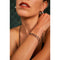 Laura Ferini Dames Armband Ridarella Zilver - Zilverkleurige Bangle - 18K Wit Verguld - Sieraad - Accessoires - Sieraden - Dames Armbandje