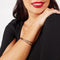 Laura Ferini Dames Armband Ridarella Zilver - Zilverkleurige Bangle - 18K Wit Verguld - Sieraad - Accessoires - Sieraden - Dames Armbandje