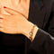 Laura Ferini Dames Armband Ruvido - kleurige Schakelarmband - 18K Geel Verguld - Sieraad - Accessoires - Sieraden - Dames Armbandje