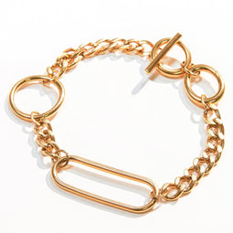 Laura Ferini Dames Armband Solo Tua - kleurige Armband - 18K Geel Verguld - Sieraad - Accessoires - Sieraden - Dames Armbandje