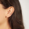 Laura Ferini Dames Ear Cuffs Isabella Zilver - Zilverkleurige Oorbellen - Oorbellen - Earcuffs - Sieraad - Accessoires - Sieraden - Dames Ear Cuffs