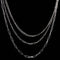 Laura Ferini Dames Ketting Collane Dolci Zilver- Zilverkleurige Schakelketting Met 3 Lagen