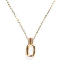 Laura Ferini Dames Ketting Dolci Sogni - kleurige Ketting Met Hanger - 18K Geel Verguld - Halsketting - Collier - Sieraad - Accessoires - Dames Ketting Met Hangertje