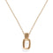 Laura Ferini Dames Ketting Dolci Sogni - kleurige Ketting Met Hanger - 18K Geel Verguld - Halsketting - Collier - Sieraad - Accessoires - Dames Ketting Met Hangertje