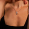 Laura Ferini Dames Ketting Dolci Sogni Zilver - Zilverkleurige Ketting Met Hanger - 18K Wit Verguld - Halsketting - Collier - Sieraad - Accessoires - Dames Ketting Met Hangertje