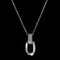 Laura Ferini Dames Ketting Dolci Sogni Zilver - Zilverkleurige Ketting Met Hanger - 18K Wit Verguld - Halsketting - Collier - Sieraad - Accessoires - Dames Ketting Met Hangertje