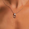 Laura Ferini Dames Ketting Dolci Sogni Zilver - Zilverkleurige Ketting Met Hanger - 18K Wit Verguld - Halsketting - Collier - Sieraad - Accessoires - Dames Ketting Met Hangertje