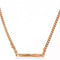 Laura Ferini Dames Ketting Facile - kleurige schakelketting met plaatje - 18K Geel Verguld - Halsketting - Collier - Sieraad - Accessoires - Dames Ketting met Hanger