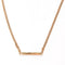 Laura Ferini Dames Ketting Facile - kleurige schakelketting met plaatje - 18K Geel Verguld - Halsketting - Collier - Sieraad - Accessoires - Dames Ketting met Hanger