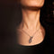 Laura Ferini Dames Ketting Legato Zilver - Zilverkleurige ketting met hangertje - 18K Wit Verguld - Halsketting - Collier - Sieraad - Accessoires - Dames Ketting met Hanger