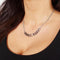 Laura Ferini Dames Ketting Romana Zilver - Zilverkleurige Ketting Met Schakel - 18K Wit Verguld - Halsketting - Collier- Sieraad - Accessoires - Dames Ketting Met Hanger