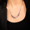 Laura Ferini Dames Ketting Romana Zilver - Zilverkleurige Ketting Met Schakel - 18K Wit Verguld - Halsketting - Collier- Sieraad - Accessoires - Dames Ketting Met Hanger