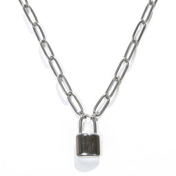 Laura Ferini Dames Ketting Serratura - Zilver