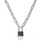 Laura Ferini Dames Ketting Serratura - Zilver