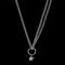 Laura Ferini Dames Ketting Stella Zilver - Zilverkleurige Schakelketting Met Ster - 18K Wit Verguld - Halsketting - Collier - Sieraad - Accessoires - Dames Ketting Met Hanger