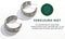 Laura Ferini Dames Oorbellen Carino Zilver - Zilverkleurige Oorhangers - Dames Oorknoppen - Sieraad - Accessoires - Sieraden