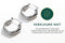 Laura Ferini Dames Oorbellen Mia Zilver - Zilverkleurige Oorhangers - Dames Oorknoppen - Sieraad - Accessoires - Sieraden
