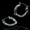 Laura Ferini Dames Oorbellen Mia Zilver - Zilverkleurige Oorhangers - Dames Oorknoppen - Sieraad - Accessoires - Sieraden
