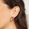 Laura Ferini Dames Oorbellen Mia Zilver - Zilverkleurige Oorhangers - Dames Oorknoppen - Sieraad - Accessoires - Sieraden