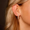 Laura Ferini Dames Parel Oorbellen Bojano Zilver - Zilverkleurige Vrouwen Oorringen - Waterproof Roestvrij Staal - RVS Sieraden - Accessoires