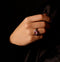 Laura Ferini Verstelbare Dames Ring Cepina Zilver - Ring met Roze Zirkonia Kristal - Zilverkleurig Vrouwen Sieraad - Waterproof Roestvrij Staal - RVS Sieraden - Accessoires