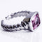 Laura Ferini Verstelbare Dames Ring Cepina Zilver - Ring met Roze Zirkonia Kristal - Zilverkleurig Vrouwen Sieraad - Waterproof Roestvrij Staal - RVS Sieraden - Accessoires