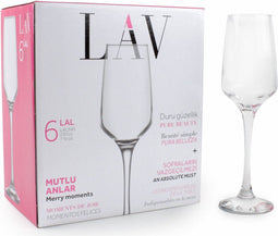 LAV Champagneglas - 230 ml - 6 stuks