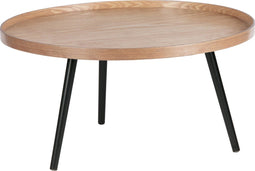 WOOOD Mesa Bijzettafel XL - Hout - Naturel - 39x78x78