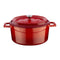 LAVA Trendy Casserole rond - 28 cm - 6.71Ltr - Red/Black