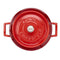 LAVA Trendy Casserole rond - 28 cm - 6.71Ltr - Red/Black
