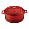 LAVA Trendy Casserole rond - 32 cm - 9.86Ltr - Red/Black