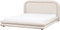 LAVARDENS - Bed - Lichtbeige - 180 x 200 cm - Kunstlinnen