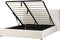 LAVAUR - Bed met opbergruimte - Off-white - 160 x 200 cm - Bouclé