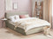 LAVAUR - Bed met opbergruimte - Taupe - 160 x 200 cm - Fluweel