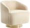 LAVIK - Fauteuil - Beige - Bouclé