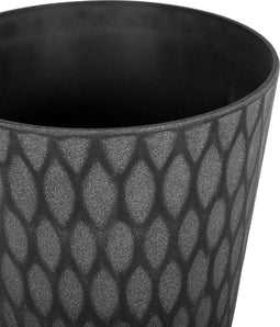 LAVRIO - Plantenbak - Grijs - 35 cm - Klei-vezelmengsel