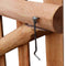 vidaXL - Poort - enkel - 100x100 - cm - geïmpregneerd - hazelaarhout