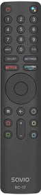 Savio RC‑17 - Afstandsbediening - Geschikt voor Xiaomi Smart TV - Zwart