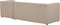 LAXA - Hoekbank 4-zits - Beige - Linkszijdig - Polyester