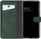 Selencia Galaxy A32 (4G) - Echt Lederen Bookcase - 3 Pashouders - Groen