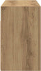 vidaXL - Badkamerwandkast - 60x25x40 - cm - bewerkt - hout - artisanaal - eikenkleur