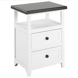 LAYOLA - Nachtkastje - Wit - MDF