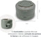 1166 Warm70 Draadloze flessenwarmer 70 graden Celsius, USB-oplaadbaar, universeel compatibel met 6 a