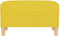 vidaXL - Voetenbank - 70x55x41 - cm - stof - lichtgeel